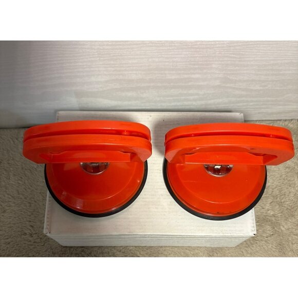 Boter Glass Suction Plate Handle Set Heavy Duty Orange For Glass Smooth Surfaces - Picture 2 of 7